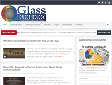 Tablet Screenshot of glasshousetheology.com